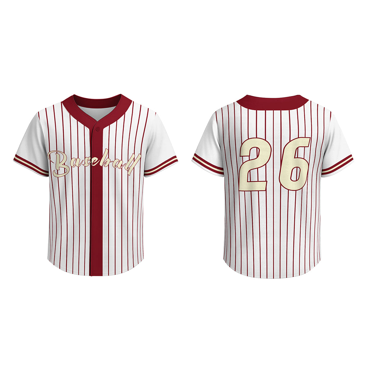 Custom Baseball Jersey BQ000-H-BQ0017