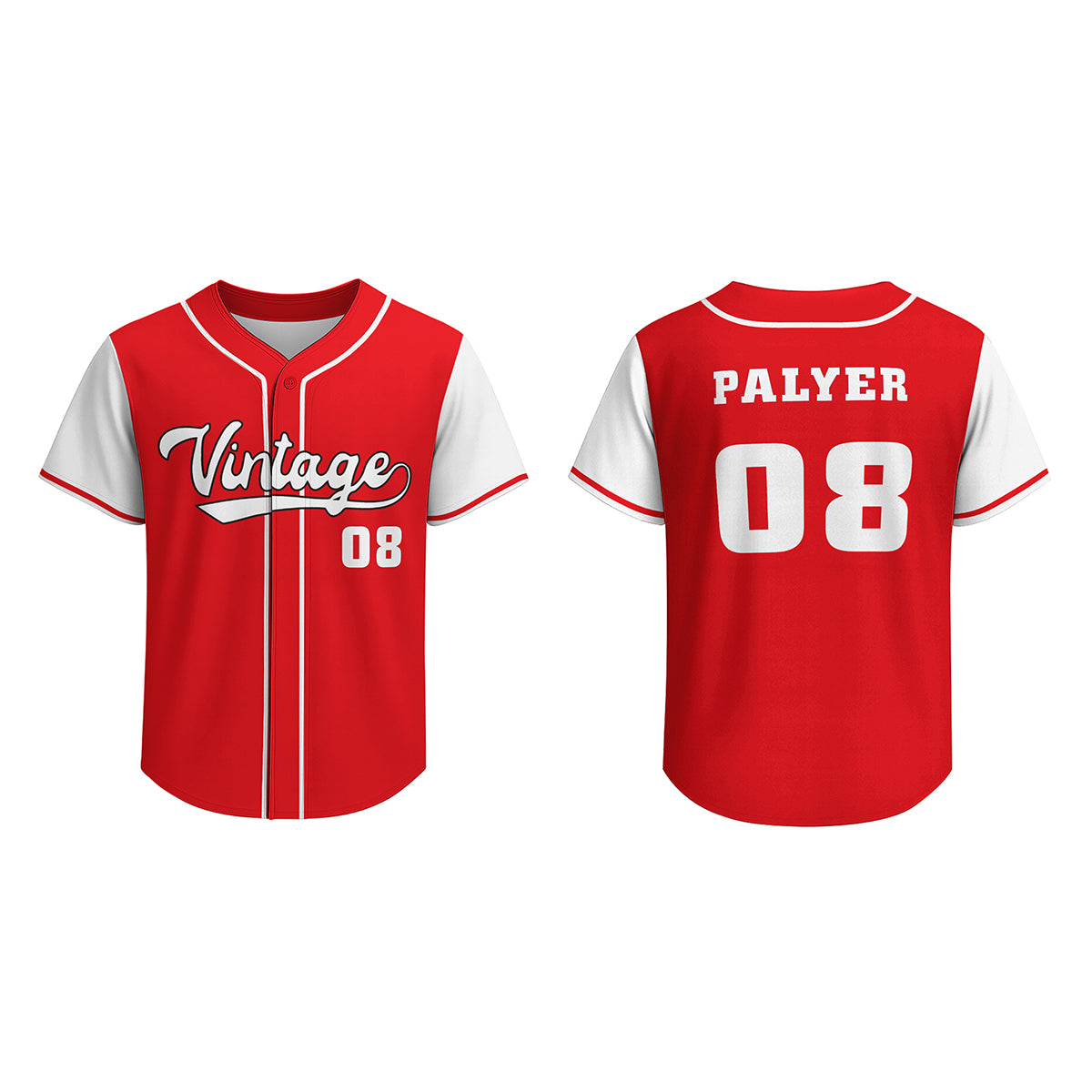 Custom Baseball Jersey BQ000-H-BQ0004