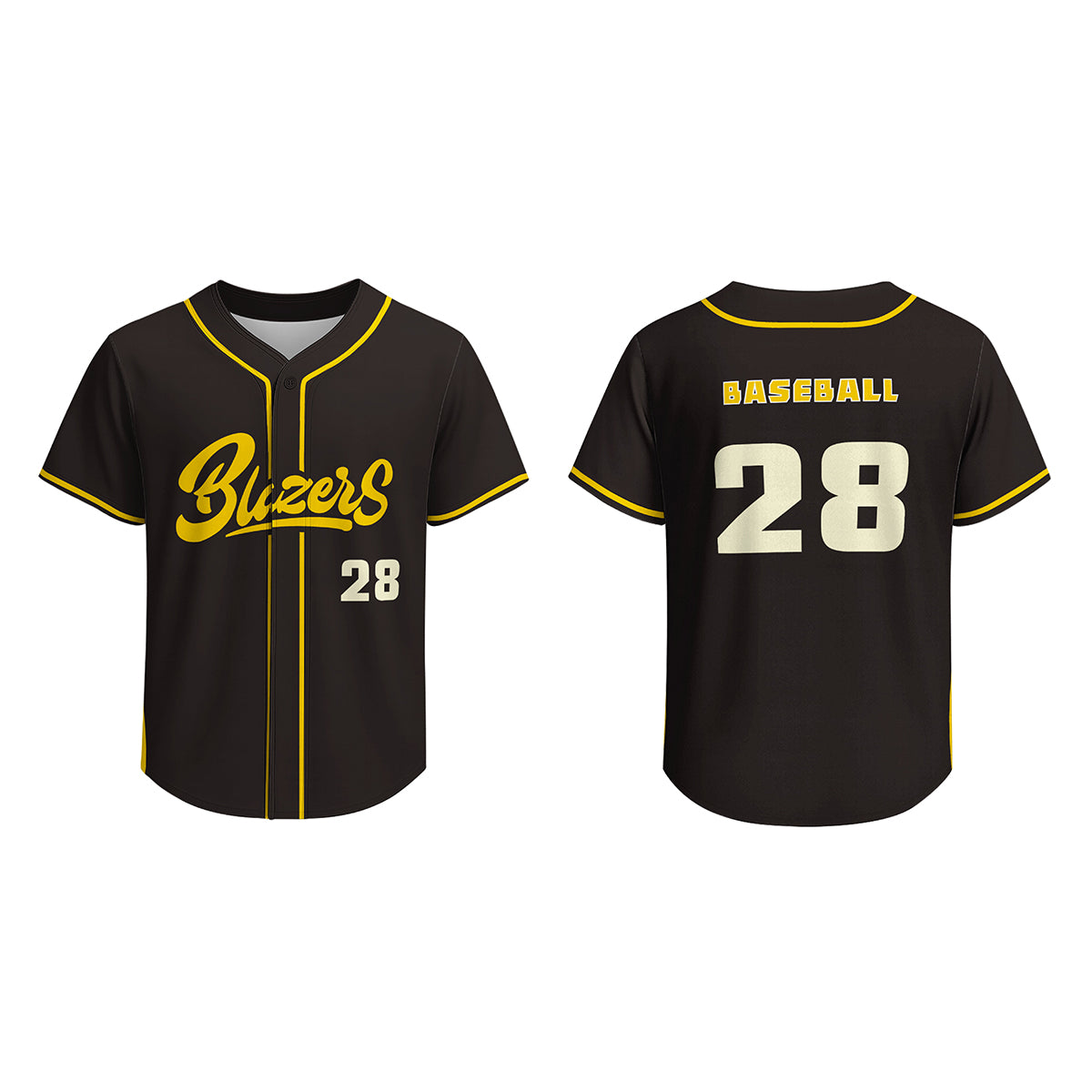 Custom Baseball Jersey BQ000-H-BQ0005