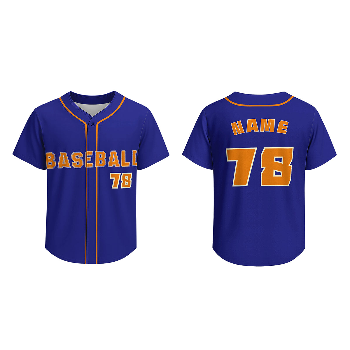 Custom Baseball Jersey BQ000-H-BQ0009