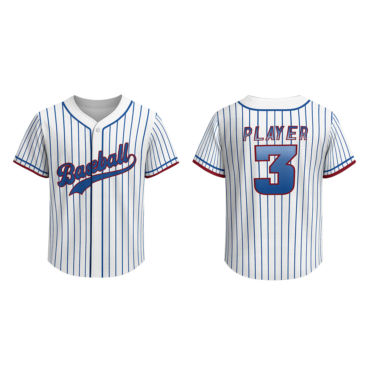 Custom Baseball Jersey BQ000-H-BQ1001