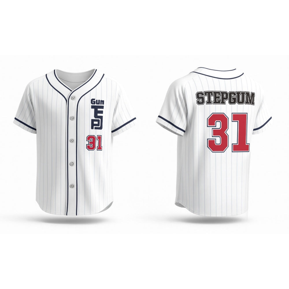 Custom Baseball Jersey LQ000-H-LQ0001 white