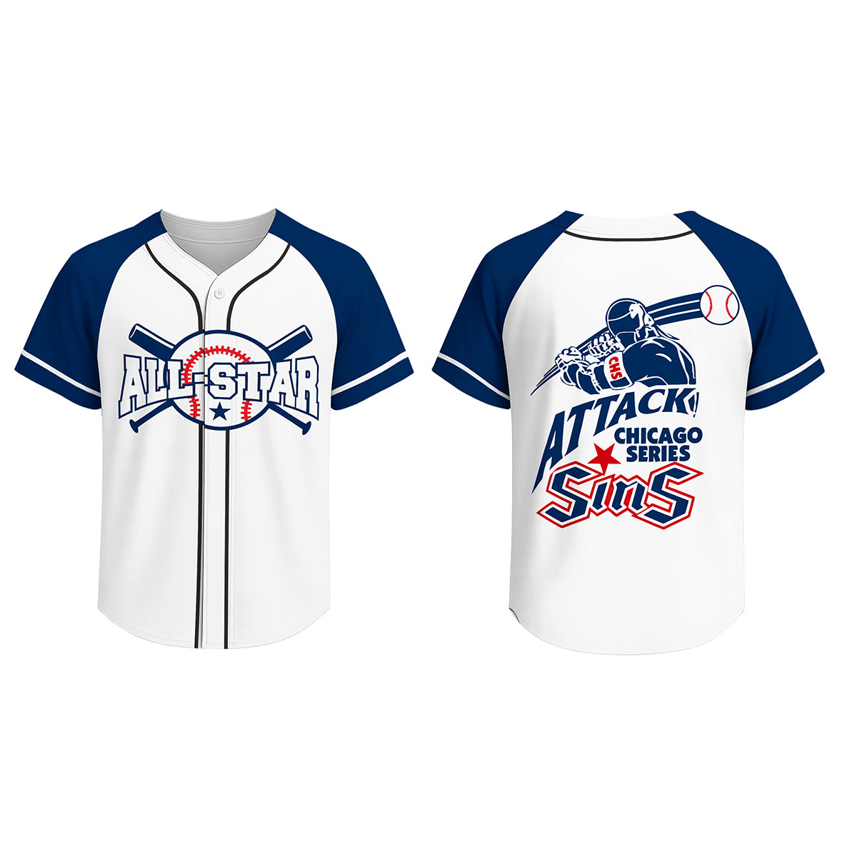 Custom Baseball Jersey BQ000-H-BQ3001