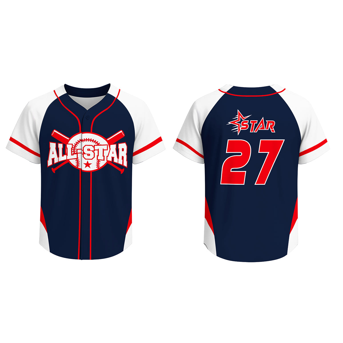 Custom Baseball Jersey BQ000-H-BQ3004