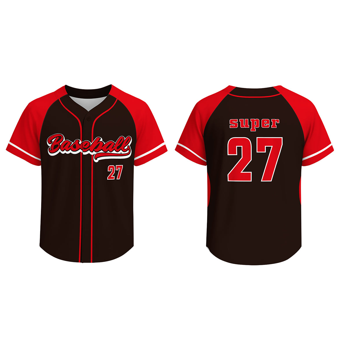 Custom Baseball Jersey BQ000-H-BQ3007