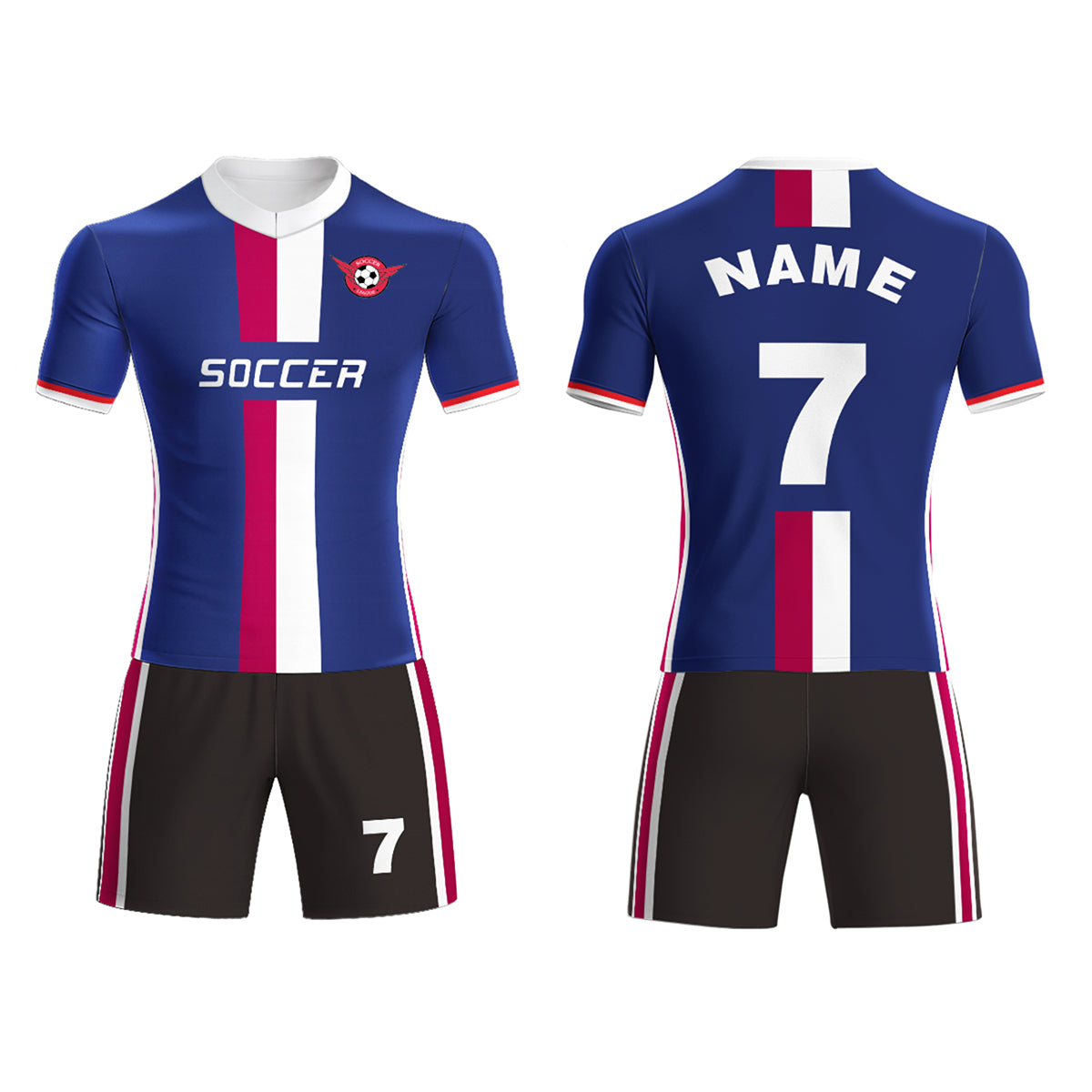 Custom Team Geometric Adult Youth Soccer Jersey ZQ2008